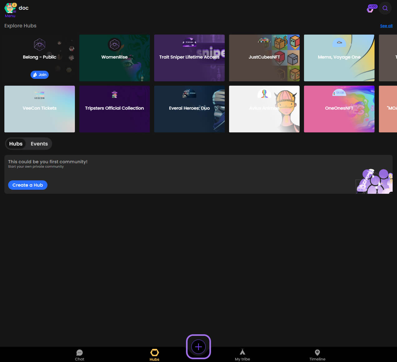 Action Menu